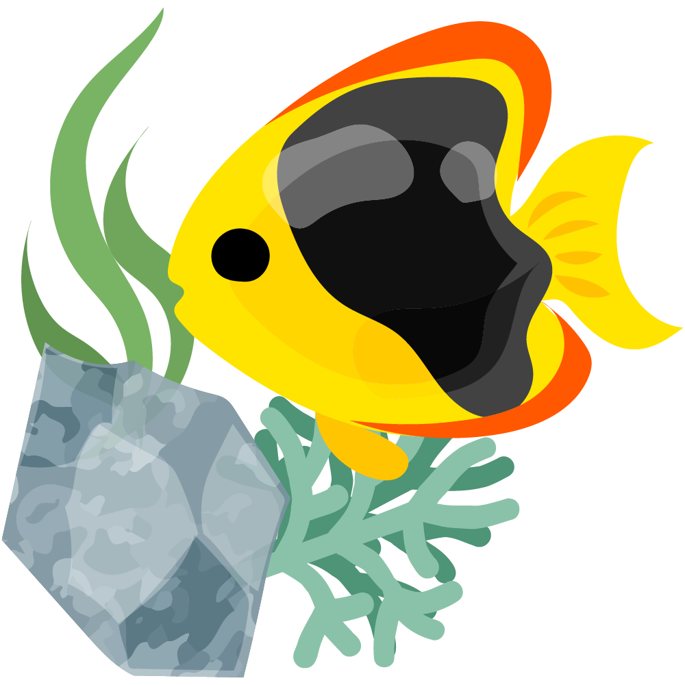 可愛い魚のフリーイラスト素材