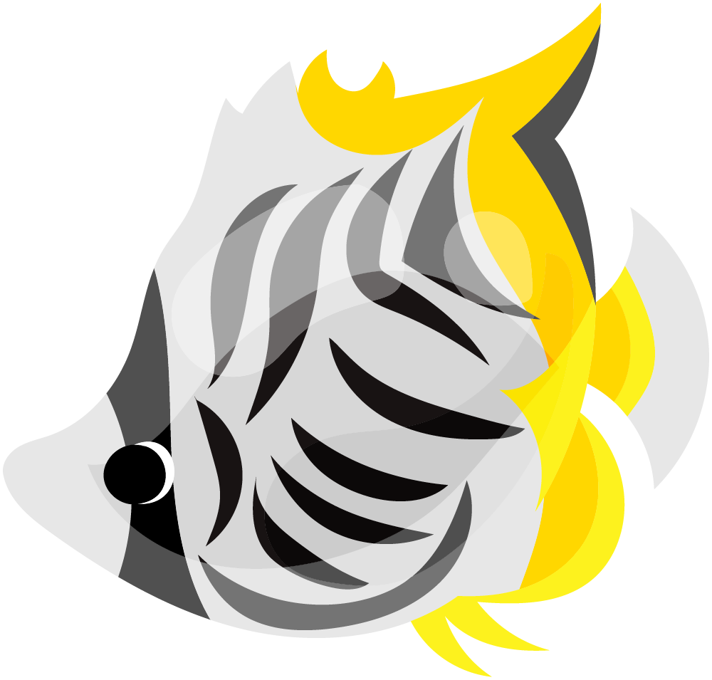 可愛い魚のフリーイラスト素材