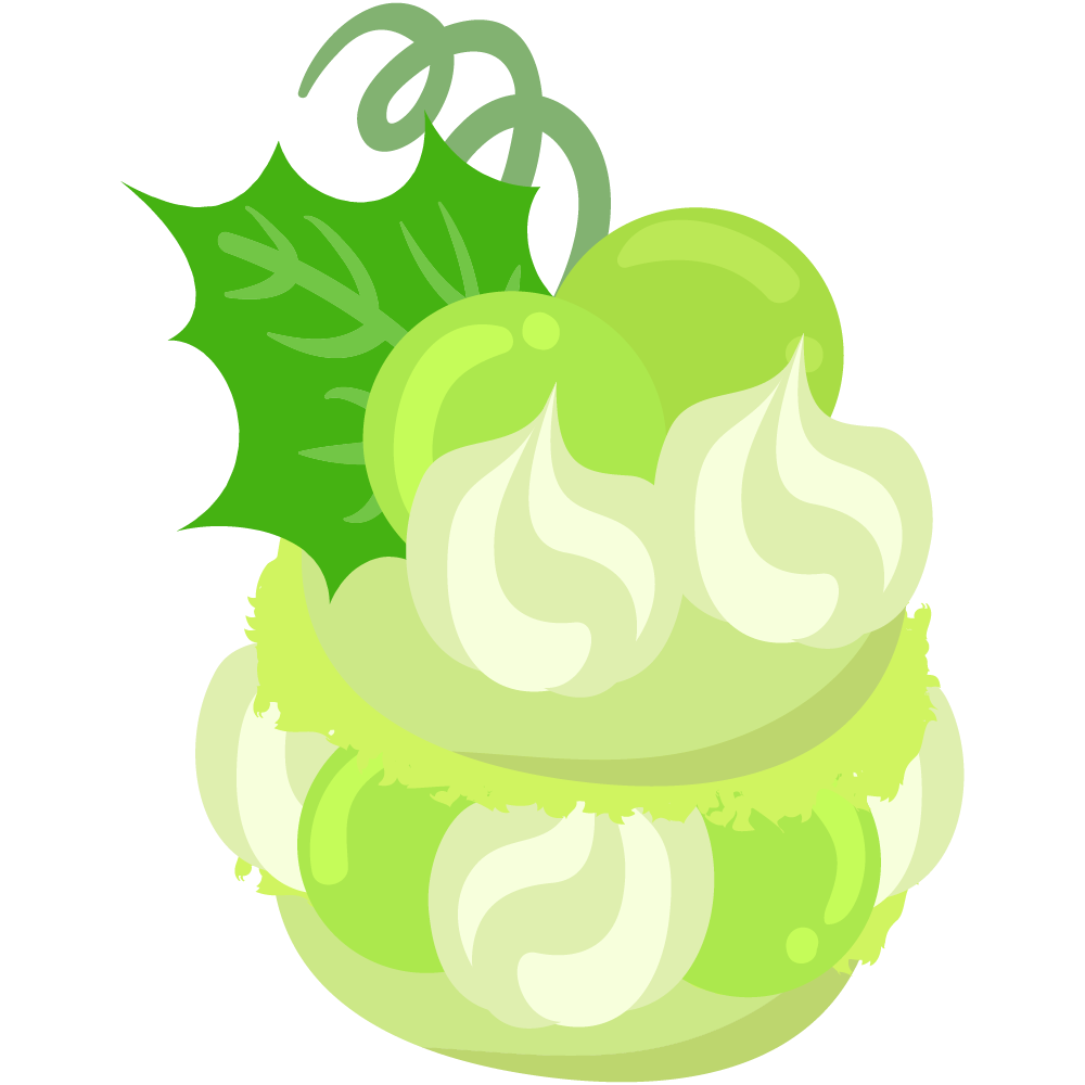 美味しそうなぶどうスイーツのフリーイラスト素材　-マカロン-