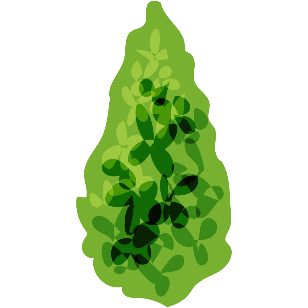 不思議な木のフリーイラスト素材