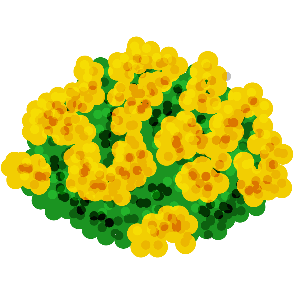 不思議な花のフリーイラスト素材