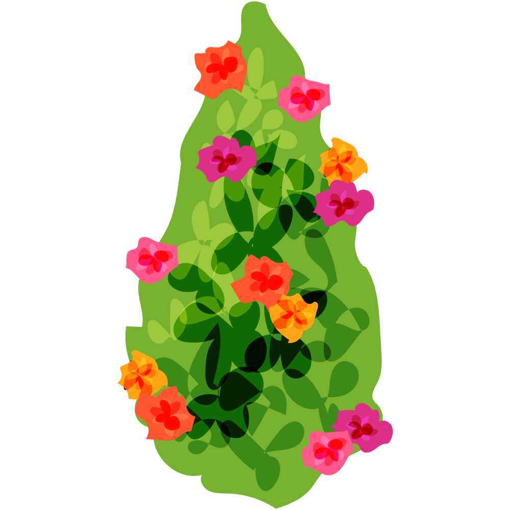 不思議な木のフリーイラスト素材