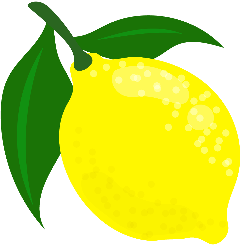 レモンのフリーイラスト素材