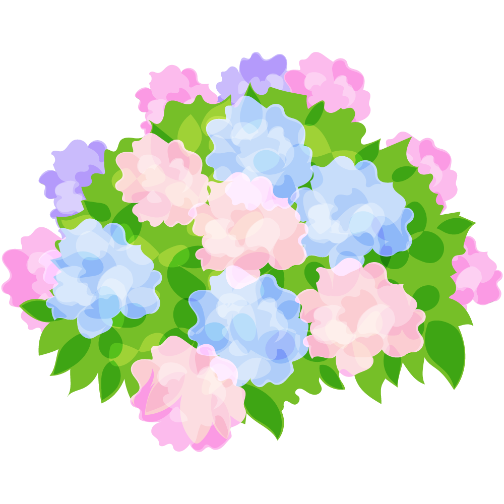 不思議な花のフリーイラスト素材