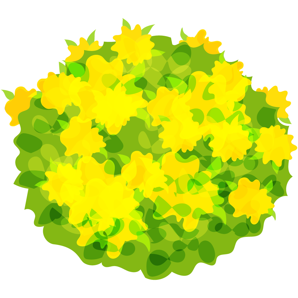 不思議な花のフリーイラスト素材