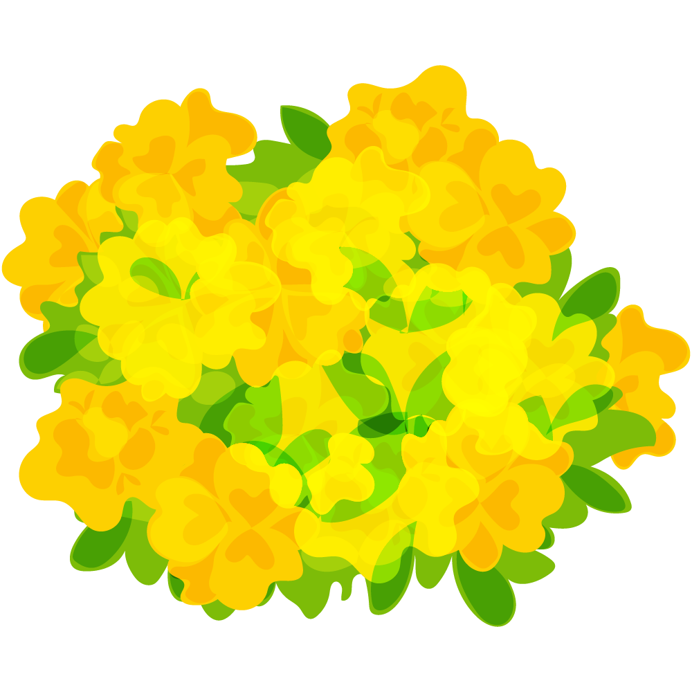 不思議な花のフリーイラスト素材