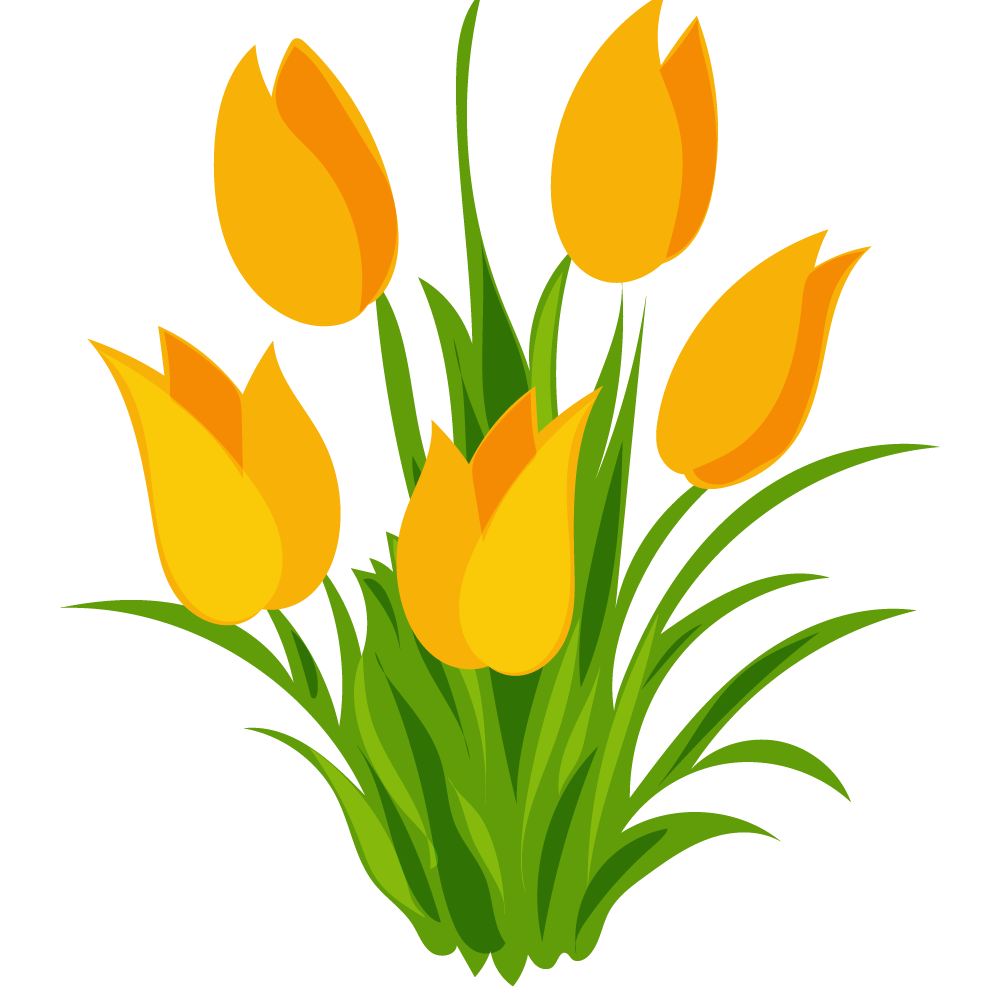 不思議な花のフリーイラスト素材