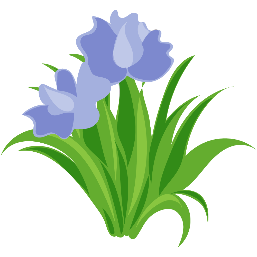 不思議な花のフリーイラスト素材