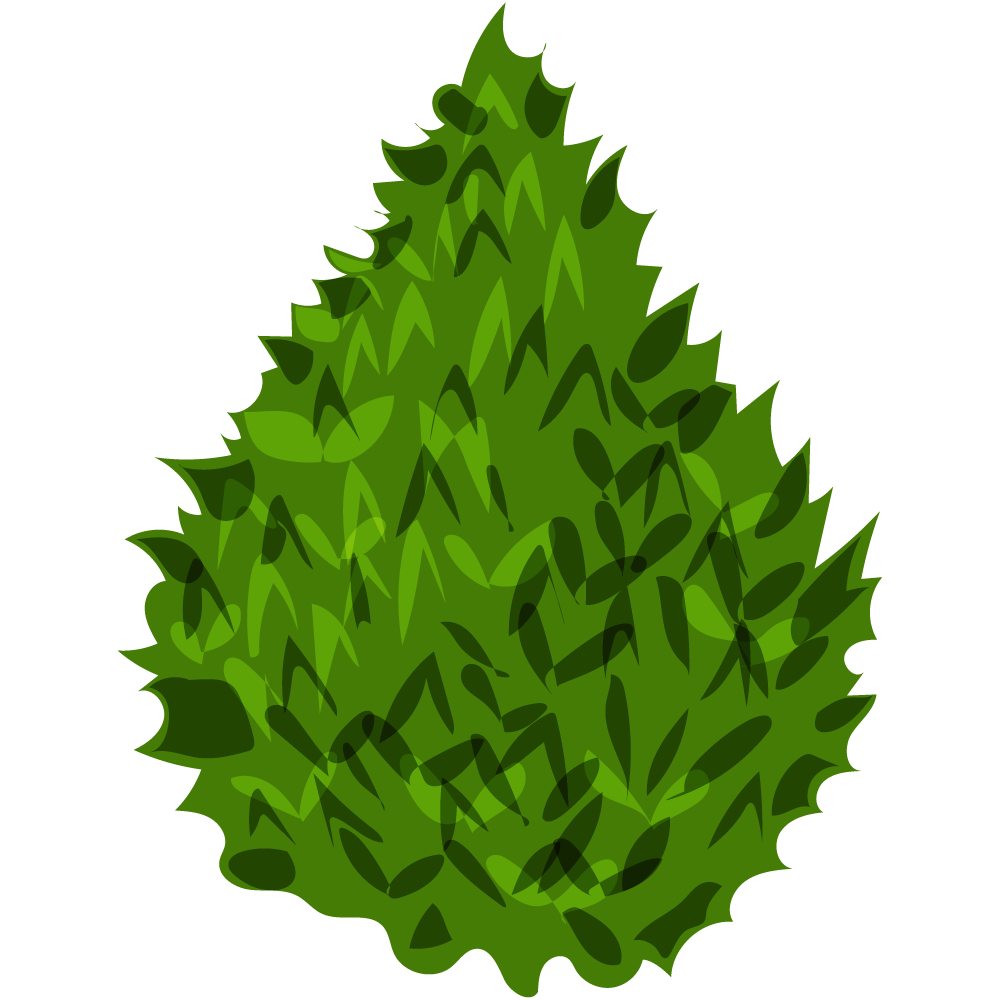 不思議な木のフリーイラスト素材