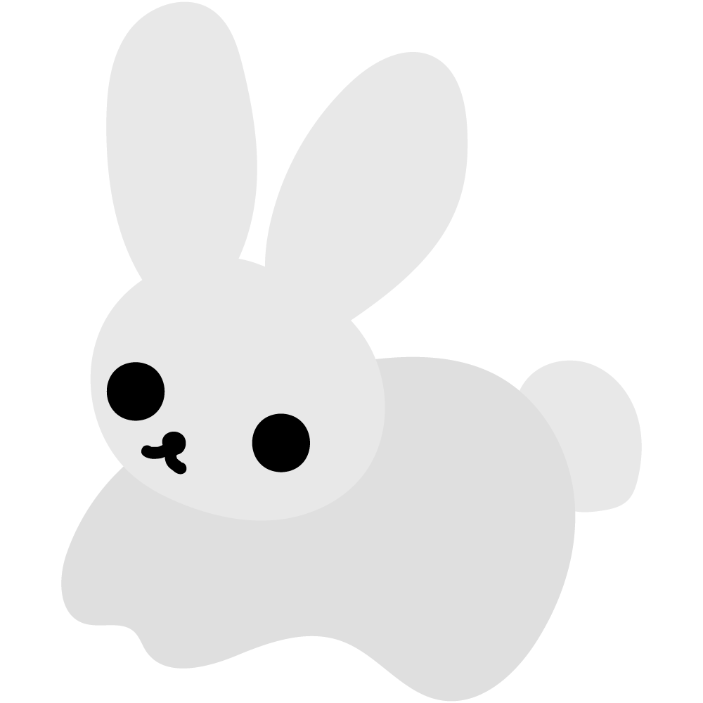 うさぎのフリーイラスト素材