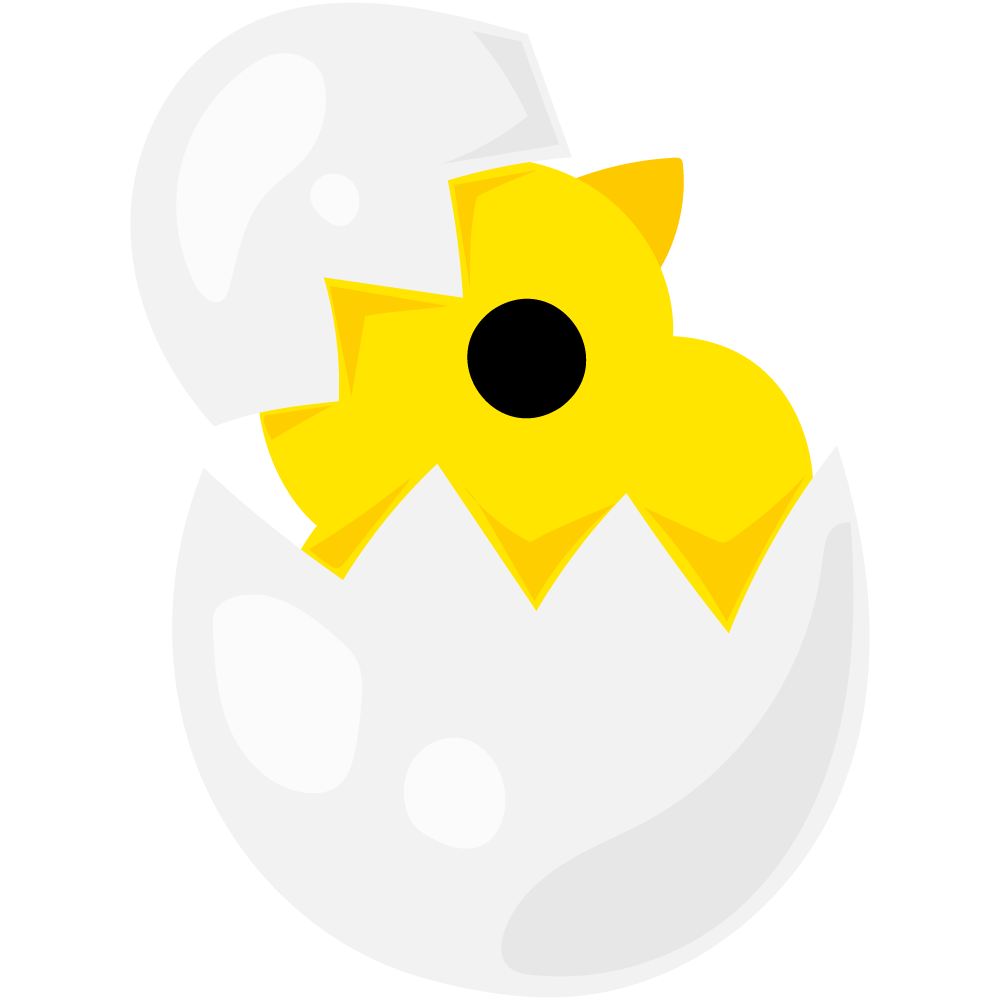 ひよこのフリーイラスト素材