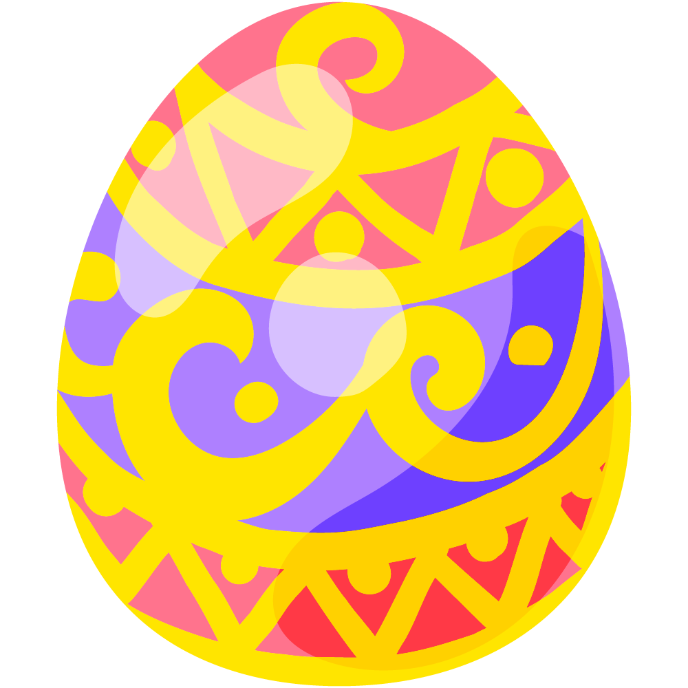 イースターエッグのフリーイラスト素材