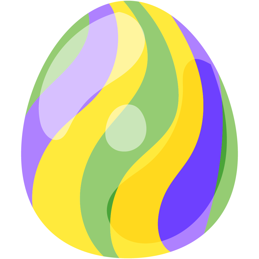 イースターエッグのフリーイラスト素材