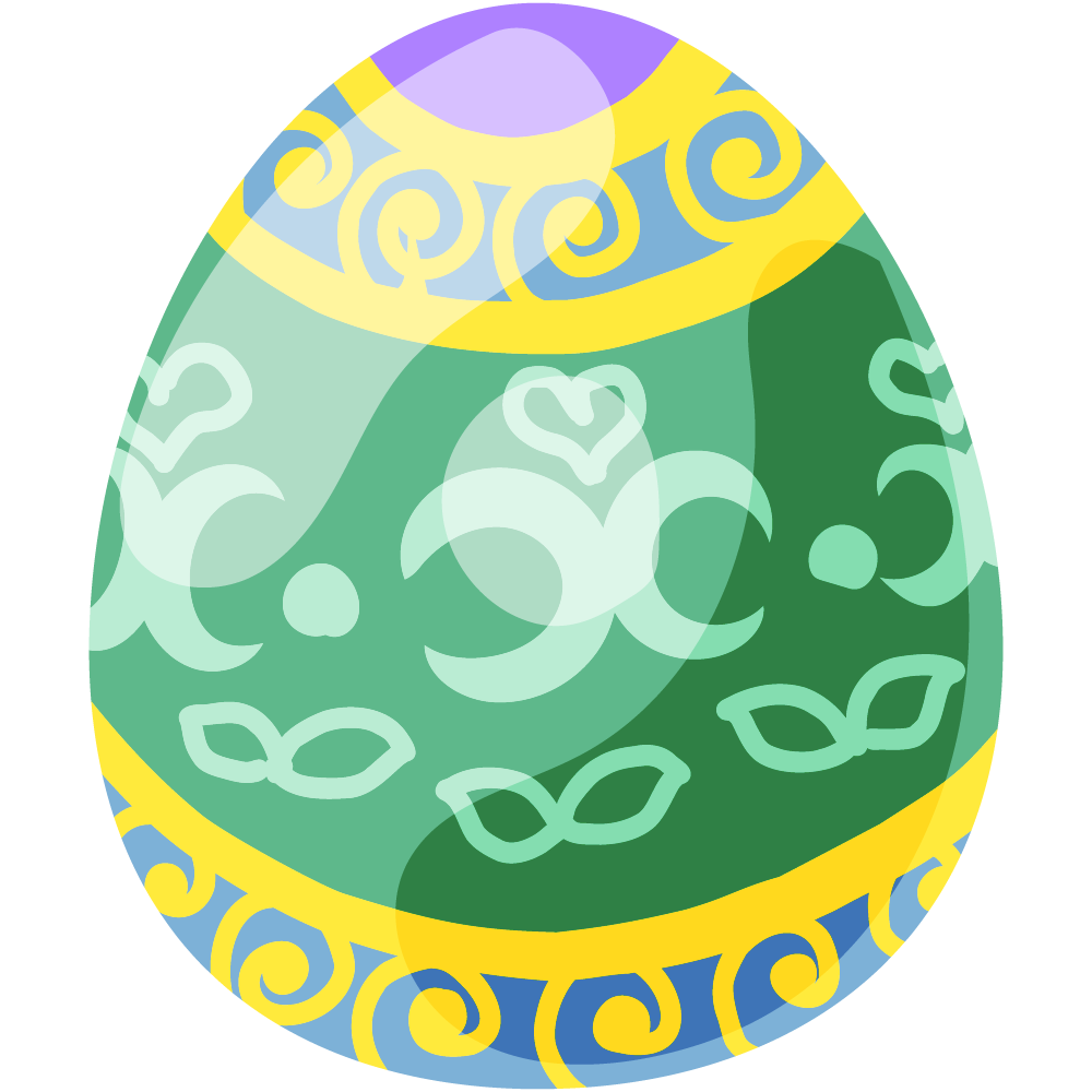 イースターエッグのフリーイラスト素材