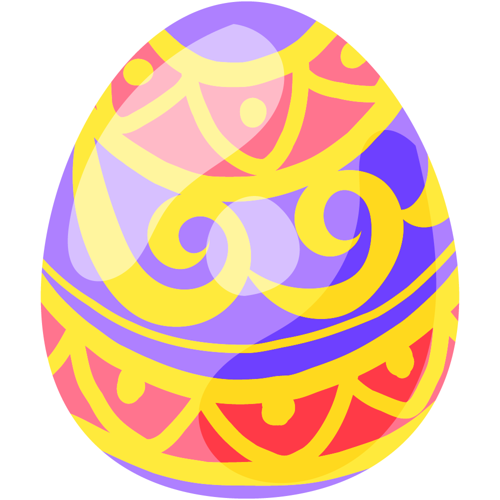 イースターエッグのフリーイラスト素材